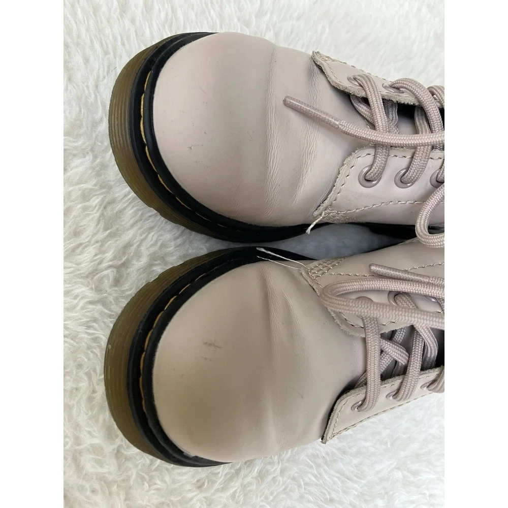 Dr Martens 1460 Kids Size 11 Taupe Color Combat Boots Earth Tone Rugged